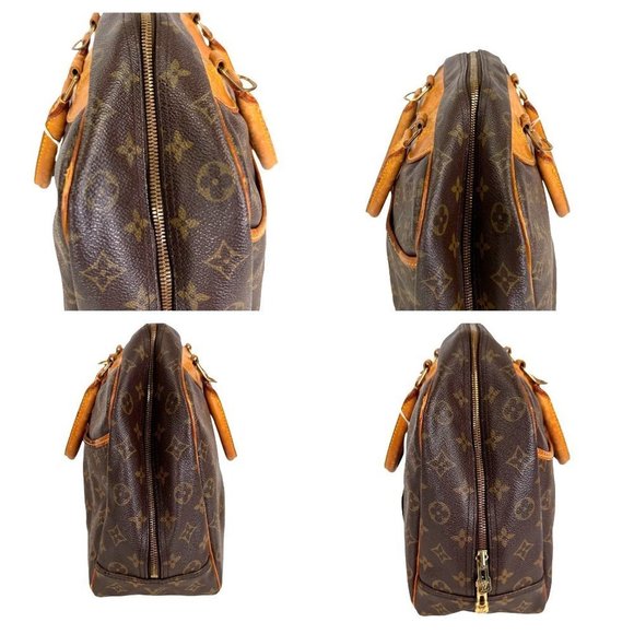 Authentic Louis Vuitton Satchel Bag Deauville Monogram Used LV Handbag Vintage - Picture 5 of 13